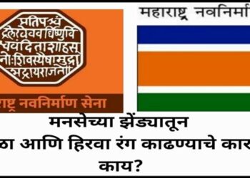 मनसेच्या झेंड्यातून निळा आणि हिरवा रंग काढण्याचं कारण काय?