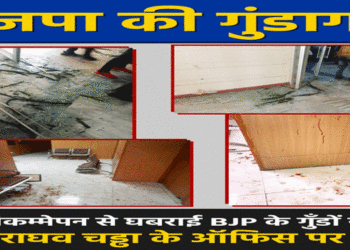 राघव चढ्ढा – दिल्ली मध्ये भाजपच्या गुंडांचा रक्तरंजीत हल्ला