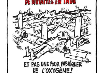 charlie hebdo on india cartoon 2021-05-13