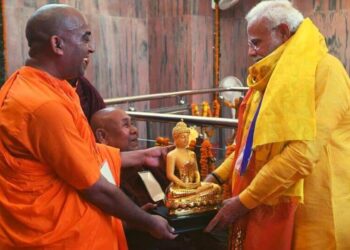 भगवान बुद्ध नरेंद्र मोदी Lord Buddha and my special relationship - Prime Minister Narendra Modi