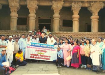 A one day workshop at Trirashmi Buddha Caves Nashik concluded with enthusiasm त्रिरश्मी बुद्ध लेणी नाशिक येथे एकदिवसीय कार्यशाळा उत्साहात संपन्न
