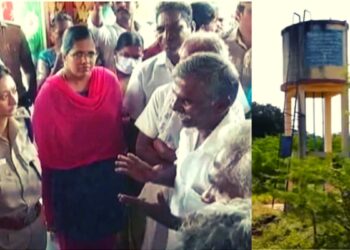दलितांच्या पाण्याच्या टाकीत विष्ठा Tamilnadu Human excrement in the water tank of Dalits, many children are sick