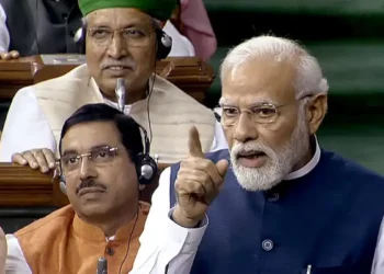 विरोधकांचा अविश्वास प्रस्ताव Opposition's no-confidence motion auspicious for us, will return with record majority in 2024 - Modi