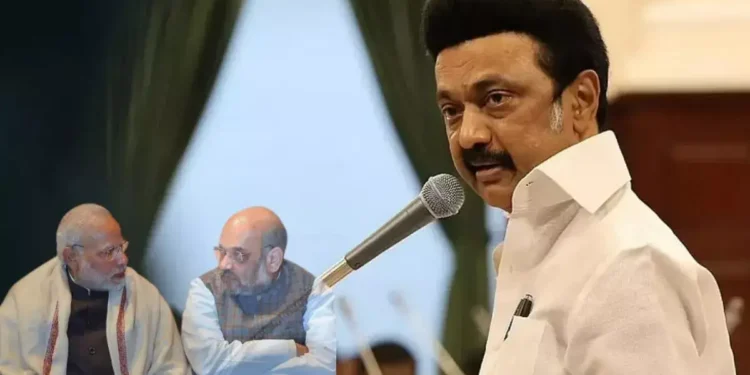 हिंदी स्टॅलिन अमित शहा Will not become a slave to Hindi Tamil Nadu Chief Minister MK Stalin criticizes Amit Shah