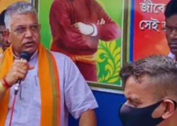 INDIA नाव बदलून भारत INDIA will be renamed Bharat, those who don't like it, leave the country' BJP MP Dilip Ghosh