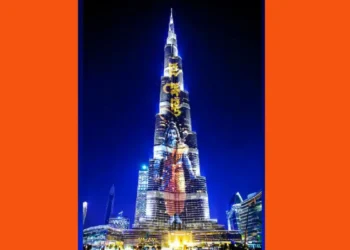 22 तारखेला बुर्ज खलिफा वर भगवान राम यांची प्रतिमा झळकली factcheck On 22nd, the image of Lord Ram was seen on Burj Khalifa Know the truth