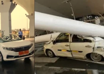 दिल्ली एअरपोर्ट छत कोसळलं Delhi Airport Terminal 1 Stops Ops After Roof Collapses, 1 Dead, 5 Injured