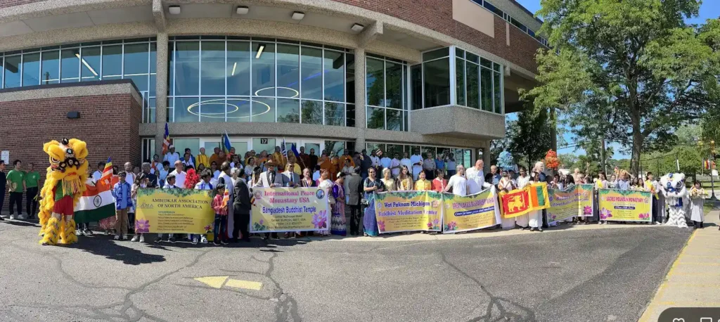 आंतरराष्ट्रीय वेसाक दिवस International Vesak Day & 3rd Global Peace Conference 2024 in Michigan, USA 1