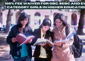OBC फी माफी 100% fee waiver for OBC, SEBC and EWS category girls in higher education
