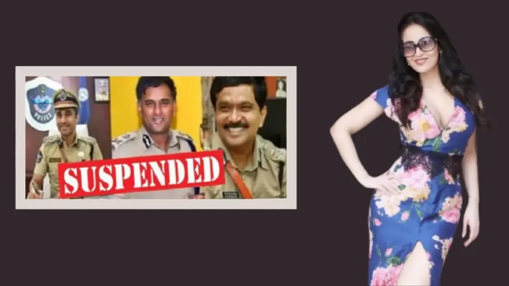 कादंबरी जेठवाणी अटक 3 Senior IPS Officers Suspended for Wrongful Arrest of Mumbai Actress Kadambari Jethwani in Andhra Pradesh