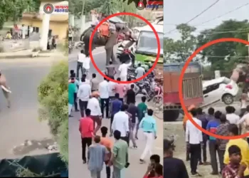 छपरा दसरा हत्ती Chhapra In Bihar Dussehra procession elephant became uncontrollable